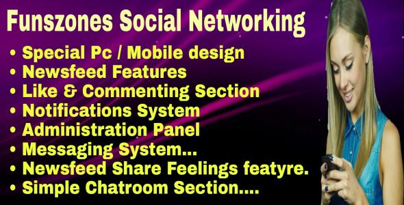 Funszobes Social Networking Php Scriot